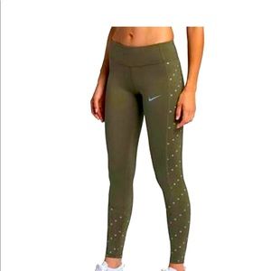 🏋🏼‍♂️NIKE DRI FIT OLIVE GREEN TIGHTS🏋🏼‍♂️